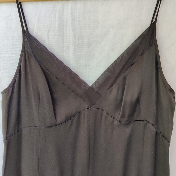 DKNY Little Black Dress SALE: Silk Slip Dress — styled for parties & dancing - Picture 4 of 15